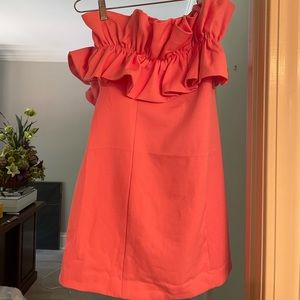 Pink Ruffle Bodycon dress